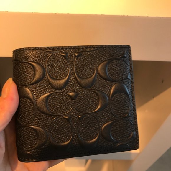 COACH men’s Compact Id Wallet WALLET - Picture 1 of 7
